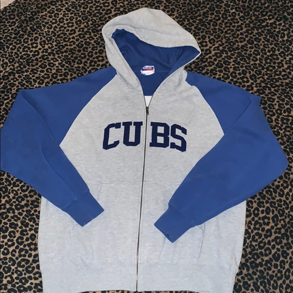 Cubs zip up hoodie
